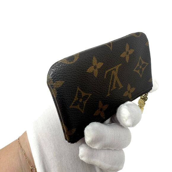 Louis Vuitton LV Monogram Key Coin Cles Zip Pouch Keychain - Picture 3 of 11